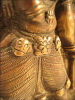 bronze cire perdue antiquite bas relief inde