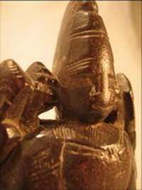 figurine poupee bois antiquite dieu inde