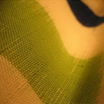 nappe couvre lit coton ikat detail tissé main rayures bleu blanc vert inde