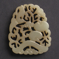  jade chine sculpture pendentif
