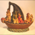 4. Vers la collection de statuettes anciennes de terre cuite de l’Inde : Ces figurines populaires en terre cuite moulée représentent les dieux ou des personnages de la vie de tous les jours. C’est une tradition du Tamil Nadu depuis au moins le 19ème, comparable à celle de nos « santibelli » installés à la même époque sur les buffets et les cheminées de tous les intérieurs provençaux. On en fabrique aujourd’hui encore, le plus souvent en plâtre!