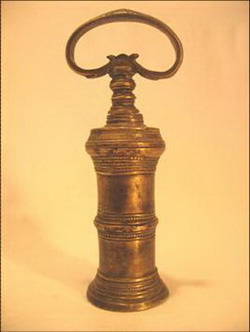 mortier a betel ancien bronze inde