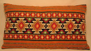 tapisserie brodee laine decor floral bulgarie