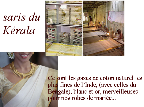 boutique atelier tissage sari kerala inde