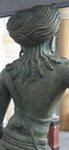 coiffure inde sculpture bronze chola